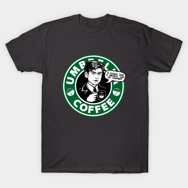 Umbrella Coffe T-Shirt by Hislla